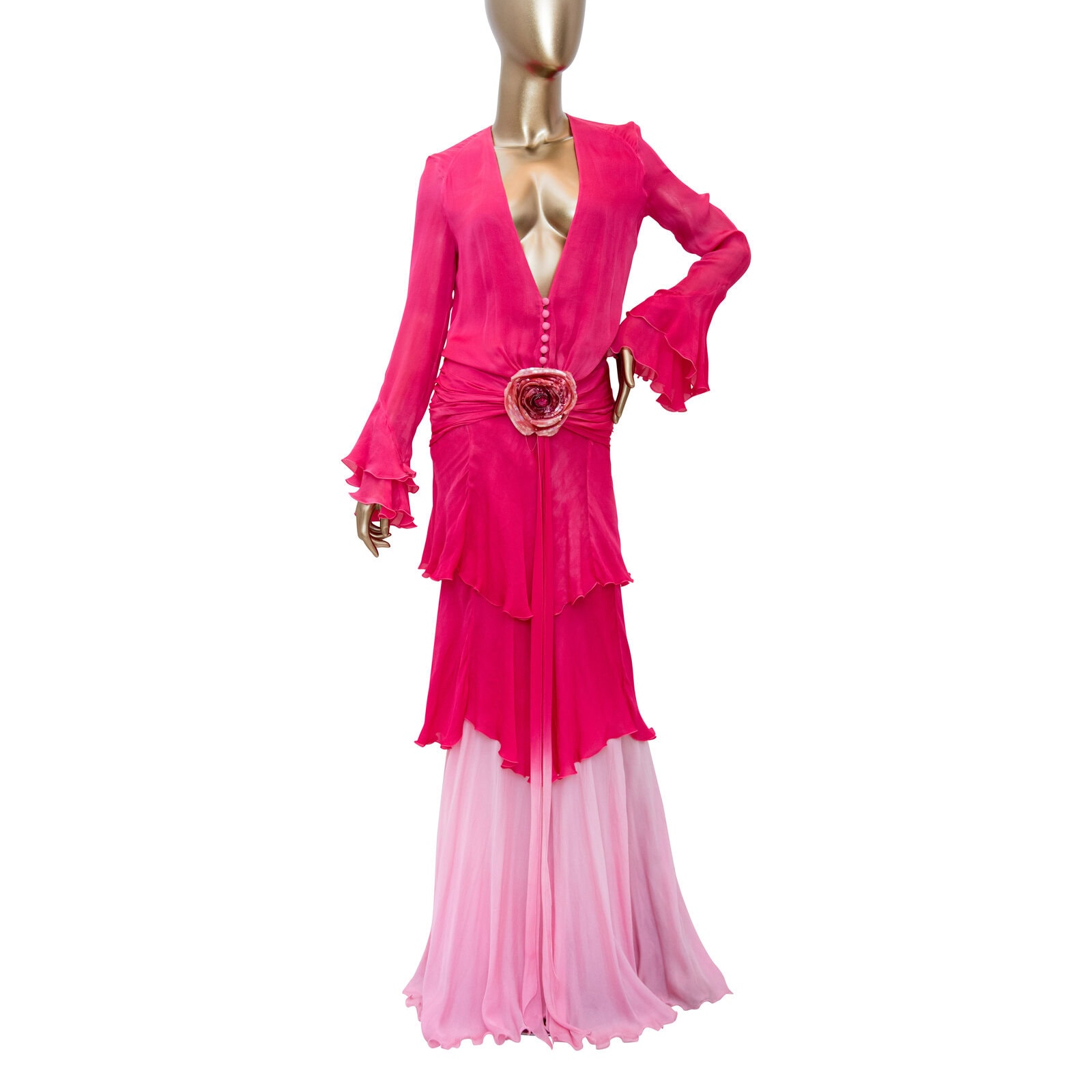 rent evening dresses online Slightly Stretchy Halter Neck A-Line Midi Evening Dress for Elegant  Occasions